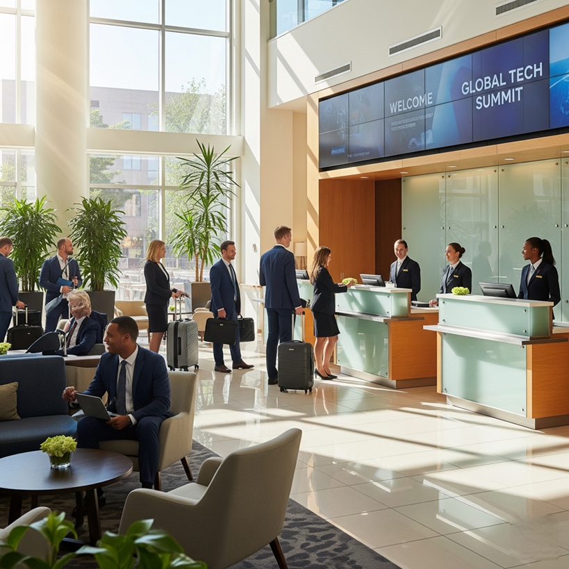 خطوات حجز غرف الفنادق لضيوف المؤتمرات - Steps to Booking Hotel Rooms for Conference Guests