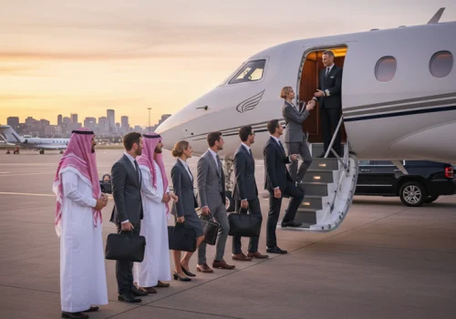 خطوات حجز تذاكر الطيران لمجموعات رجال الأعمال - Steps for booking airline tickets for business groups