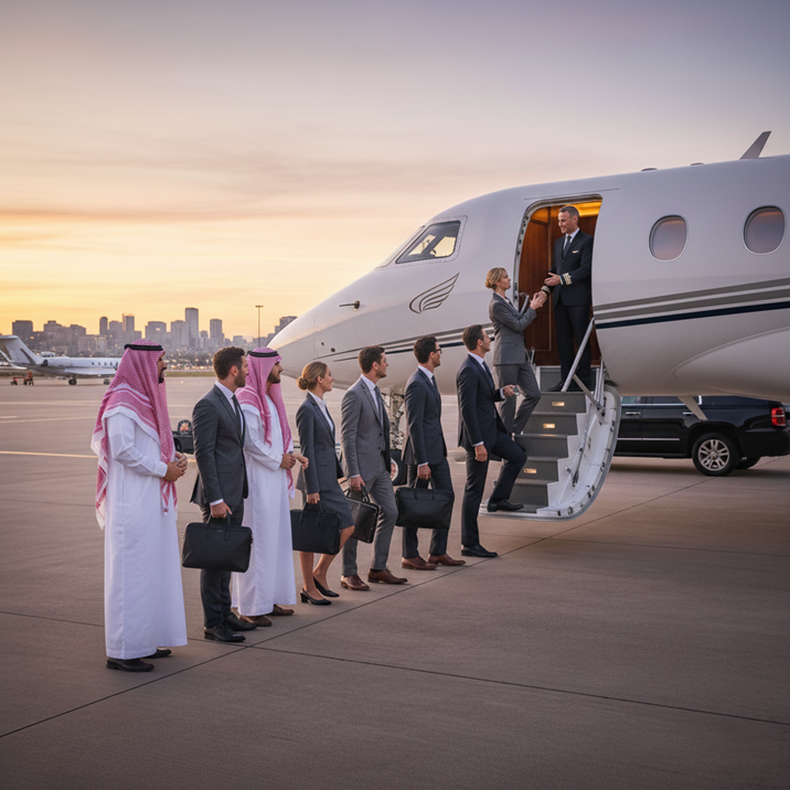 خطوات حجز تذاكر الطيران لمجموعات رجال الأعمال - Steps for booking airline tickets for business groups