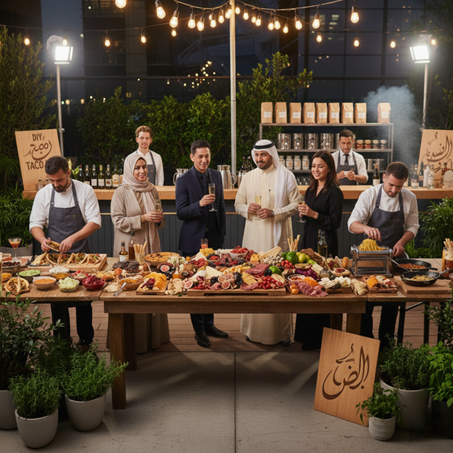 أفكار عصرية لخدمات تقديم الطعام للفعاليات - Modern Catering Ideas for Events