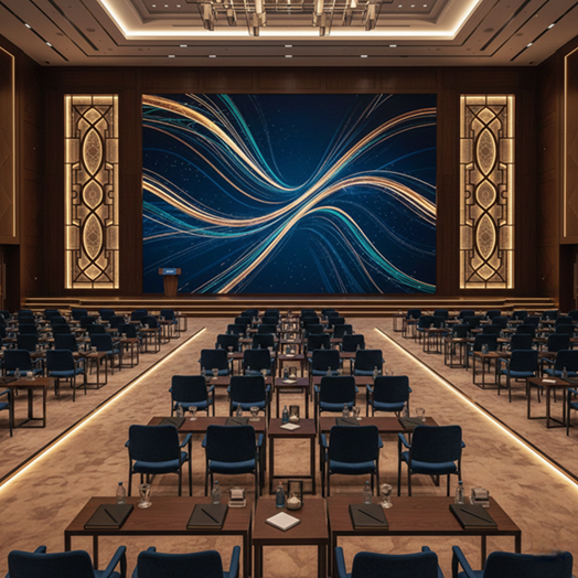 كيف يمثل التصميم والألوان نجاح فعاليات الوفود والمؤتمرات الكبرى؟ - How do design and color contribute to the success of major conferences and summits