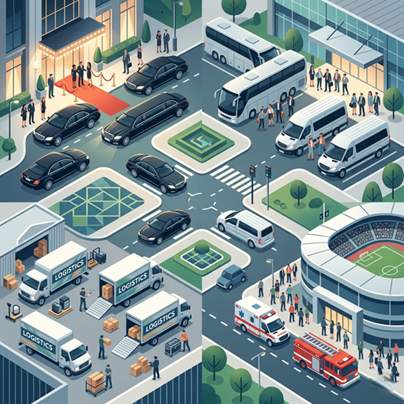 أنواع المركبات لمختلف الفعاليات - Vehicle Types for Different Events