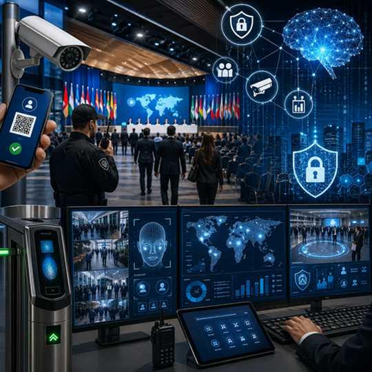 التكامل التكنولوجي في سلامة المؤتمرات الدولية - Technological Integration in International Conference Security