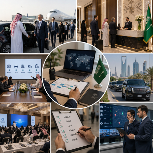 إدارة الوفود الدولية في المملكة - Managing International Delegations in Saudi Arabia