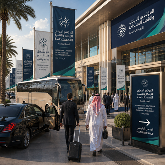 التحديات اللوجستية للوفود الدولية في شبكة المواصلات السعودية - Logistical Challenges for International Delegations on Saudi Arabia’s Transportation Network