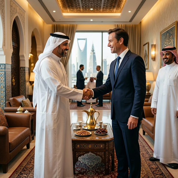 تأثير استقبال رجال الأعمال وتوديعهم - The impact of welcoming and bidding farewell to businessmen