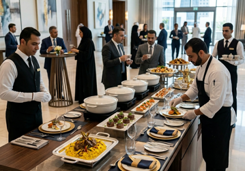 خدمات Catering للوفود رفيعة المستوى - High-Level Catering Services