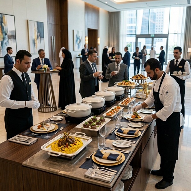 خدمات Catering للوفود رفيعة المستوى - High-Level Catering Services