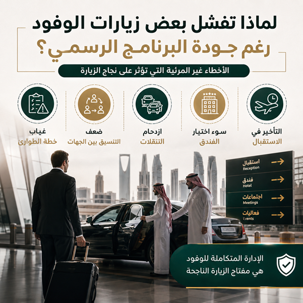 سبب فشل زيارات الوفود رغم جودة البرنامج الرسمي - Reasons of failure of Delegation Visits Despite High-Quality Official Programs