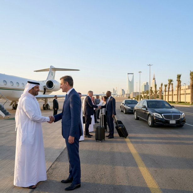 دليل تنظيم زيارة وفد أجنبي - A Guide to Organizing a Foreign Delegation Visit