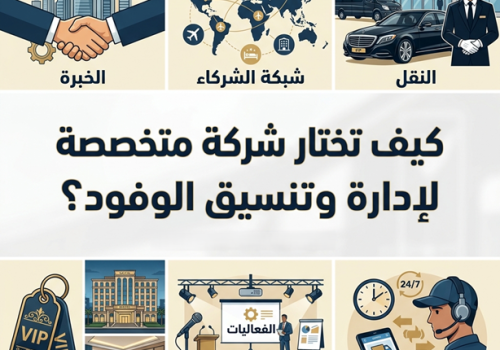 كيف تختار شركة متخصصة لإدارة وتنسيق الوفود - How to Choose a Specialized company for Delegation Management & coordination