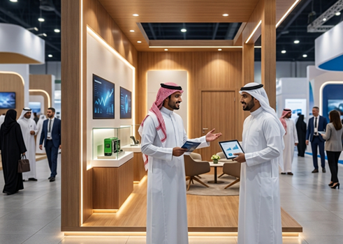 دليل لوجستيات وتصاميم الأجنحة - A Guide to Booth Logistics and Design