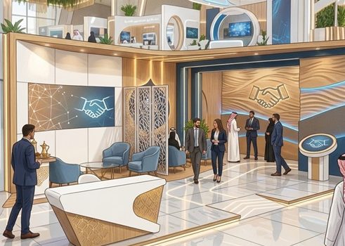تصميم المساحات التفاعلية في المعارض التجارية - Space Design and Interactivity in Trade Exhibitions