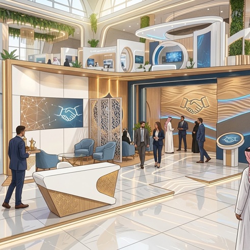 تصميم المساحات التفاعلية في المعارض التجارية - Space Design and Interactivity in Trade Exhibitions