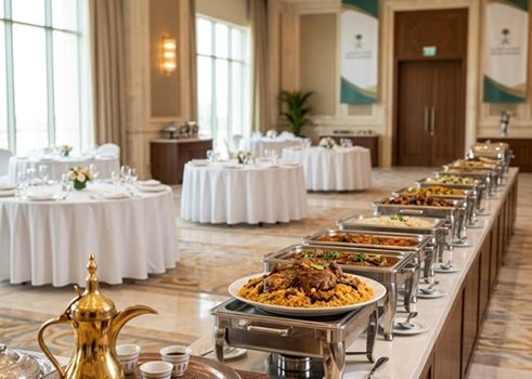 إدارة الأغذية والضيافة الخاصة للوفود - Managing Food and Hospitality for Delegations